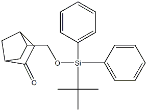 Silane, t-butyldiphenyl(norbornan-5-on-2-ylmethoxy)- Struktur