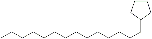 Tetradecylcyclopentane. Struktur