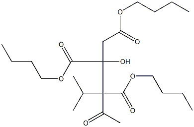 isopropyl 2-acetyltributyl citrate Struktur