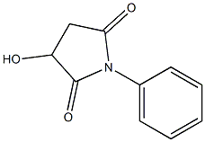 2-hydroxy-N-phenylsuccinimide Struktur