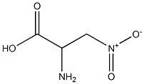 3-nitro-2-aminopropionic acid Struktur