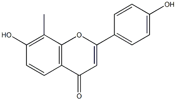 7,4'-dihydroxy-8-methylflavone Struktur