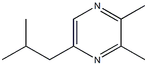 2,3-dimethyl-5-(2-methylpropyl)pyrazine Struktur