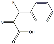 3-fluoro-3-phenylpyruvic acid Struktur