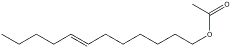 7-dodecenyl acetate Struktur