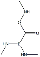 trimethylaminocarboxyldihydroboran Struktur