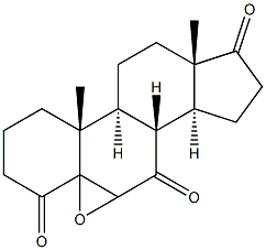 5,6-epoxyandrosta-4,7,17-trione Struktur