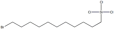 1-bromo-11(trichlorosilyl)undecane Struktur