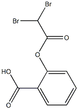 dibromoacetylsalicylic acid Struktur