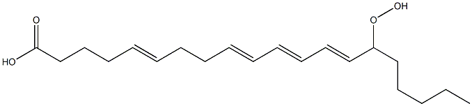 15-hydroperoxy-5,9,11,13-eicosatetraenoic acid Struktur