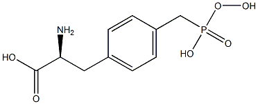 4-hydroxyphosphonomethylphenylalanine Struktur