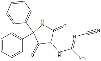 2-cyanoguanidinophenytoin Struktur