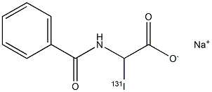 SodiumIodohippurate[131I] Struktur