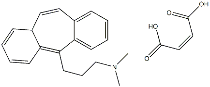 DIBENSO(A,D)CYCLOHEPTENE,5-(3-DIMETHYLAMINOPROPYL)-,MALEATE Struktur