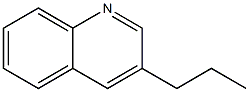 3-N-PROPYLQUINOLINE Struktur