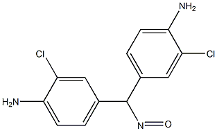 MONONITROSO-4,4'-METHYLENEBIS(2-CHLOROANILINE) Struktur