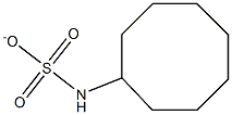 CYCLOOCTYLSULPHAMATE Struktur