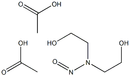 N-NITROSODIETHANOLAMINEDIACETATE Struktur