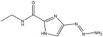 MONOETHYL-TRIAZENOIMIDAZOLE-CARBOXAMIDE Struktur