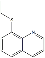 8-ETHYLMERCAPTOQUINOLINE Struktur