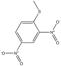 1-METHYLMERCAPTO-2,4-DINITROBENZENE Struktur