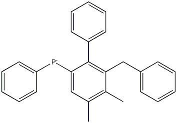 DIMETHYLBENZYLPHENYLDIPHENYLPHOSPHATE Struktur