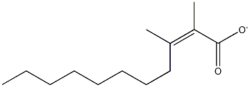 3-OCTYL2-METHYLCROTONATE Struktur