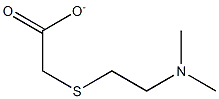 2-(N,N-DIMETHYLAMINO)ETHANETHIOL-S-ACETATE Struktur