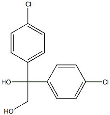 1,1-BIS(PARA-CHLOROPHENYL)-1,2-ETHANEDIOL Struktur