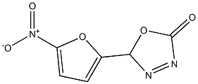 5-(5-NITRO-2-FURYL)-1,3,4-OXADIAZOLINE-2-ONE Struktur