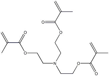 TRIETHANOLAMINETRIMETHACRYLETHER Struktur