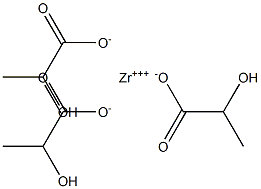 ZIRCONIUM(III)LACTATE Struktur