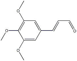 3',4',5'-TRIMETHOXYCINNAMICALDEHYDE Struktur