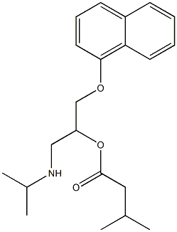 ISOVALERYL-PROPRANOLOL Struktur