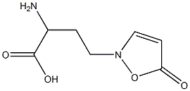 ALPHA-AMINO-GAMMA-(ISOXAZOLIN-5-ON-2-YL)-BUTYRICACID Struktur