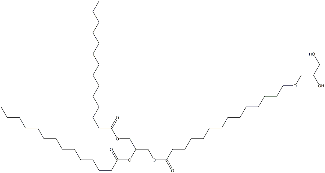 GLYCEROLTRIMYRISTIN Struktur