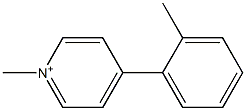 2'-METHYL-1-METHYL-4-PHENYLPYRIDINIUM Struktur