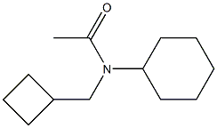 TRANS-N-ACETYL-4-CYCLOBUTYL-METHYLCYCLOHEXYLAMINE Struktur