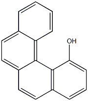 1-HYDROXYBENZO(C)PHENANTHRENE Struktur