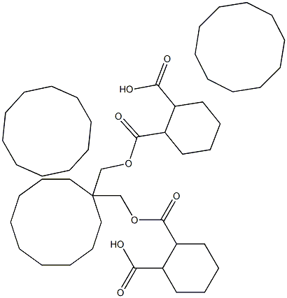 TRICYCLODECANEDIMETHANOL-BIS-(HEXAHYDROPHTHALATE) Struktur