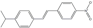 TRANS-4'-ISO-PROPYL-4-NITROSTILBENE Struktur