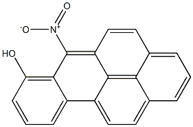 7-HYDROXY-6-NITROBENZO(A)PYRENE Struktur