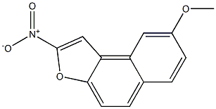 8-METHOXY-2-NITRONAPHTHO(2,1-B)FURAN Struktur