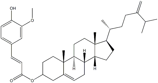 24-METHYLENECHOLESTEROLCIS-FERULATE Struktur