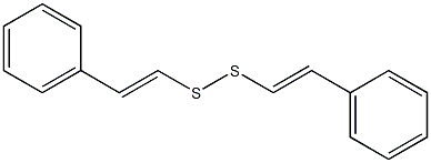 BIS(PHENYLETHENYL)DISULPHIDE Struktur