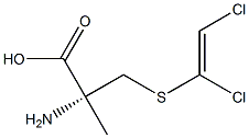 S-(1,2-DICHLOROVINYL)-DL-ALPHA-METHYLCYSTEINE Struktur