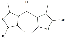 KETONE,METHYLTETRAHYDRO-5-HYDROXY-4-METHYL-3-FURYL Struktur