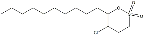 3-CHLOROTETRA-DECANE-1,4-SULTONE Struktur