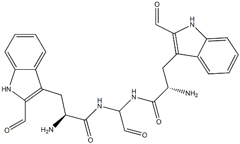 DI-TRYPTOPHANAMINALACETALDEHYDE Struktur