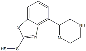 4-MORPHOLINYL-2-BENZOTHIAZYLDISULPHIDE Struktur